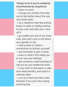 a pink and blue striped background with the words things to do if you're suddenly overwheated by dysheria