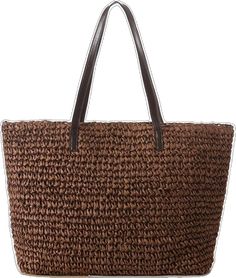 Trendy Brown Straw Bag For Vacation, Trendy Brown Straw Beach Bag, Trendy Brown Straw Bag For Beach, Summer Style Light Brown Vacation Bag, Casual Brown Straw Beach Bag, Casual Brown Straw Bag For Beach, Casual Brown Straw Bag For The Beach, Casual Brown Shoulder Bag For Vacation, Casual Light Brown Shoulder Bag For Vacation