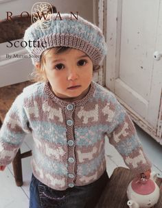 FREE Rowan Pattern: Scottie cardigan by Martin Story in Rowan Baby Merino Silk DK Rowan Yarn, Baby Cardigan Pattern, Dmc Cross Stitch, Baby Sweater Knitting Pattern, Baby Knitting Patterns Free, Knitting Wool, Baby Cardigan, Sweater Knitting Patterns