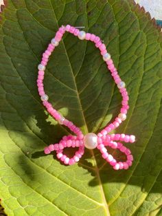 Very cute pink coquette bow bracelet ! Made with lots of love Red Bank, Coquette Pink, Bow Bracelet, Pink Coquette, Coquette Bow, Lots Of Love, Pink Bow, Cute Pink, Favorite Jewelry