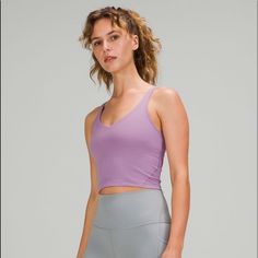 Excellent Condition Rare, Sold Out, And Hard To Find Item Need More Pics? Just Ask I Accept All Reasonable Offers! Let’s Make A Deal Feel Free To Reach Out With Any Questions! Serious Inquiries Only Please #Tags- Lululemon Athletica Align Tank Swiftly Ss Ls Race Length Leggings Wunder Under Train Nulu Hotty Hot Shorts Speed Ups Hr Lr Iso Nwt Nwot Pace Rival Skirt Pleat To Street Sonic Pink Pow Dark Prism Evergreen Maldives Green Cheap Waterdrop Twill Pink Mist Viola Violet Ebb To Street Ribbed P Align Tank Top, Wisteria Purple, Lululemon Purple, Align Tank, Lululemon Align Tank, High Neck Bra, Lululemon Energy Bra, Gray Sports Bra, Lululemon Tank Top