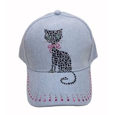 Show Your Cat Pride With Our Cat Bling Denim Cap Hat. Perfect For All Occasions, This Cap Is Made With An Adjustable Hook And Loop Closure. Stylized Bling Art On Crown And Bill One Size Fits Most Structured Hat Hook And Loop Closure Shipped In A Box Trendy Cat Design Hats With One Size Fits Most, Trendy Cat Design Hat (one Size Fits Most), Trendy Cat Design Hat One Size Fits Most, Trendy Cat Design Hat One Size, Trendy Adjustable Hat With Cat Design, Trendy Adjustable Cat Design Hat, Dior Bucket Hat, New York Cap, Bling Denim