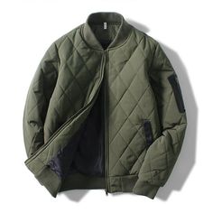 Men's Air Force Flight Jacket Thicken Keep Warm Cotton Clothes Baseball Coat New     Size table: unit cm S: Shoulder width [43.5] / Bust 98 / Length 66.5 / Sleeve length [65] Suitable for body type Height 160-165CM Weight 50KG M: Shoulder width [44.5] / Bust 102 / Length 67.5 / Sleeve length [66] Suitable for body type Height 165-175CM Weight 60KG L: Shoulder width [45.5] / Bust 108 / Length 68.5 / Sleeve length [67] Suitable for body type Height 170-180CM Weight 65KG XL: Shoulder Width [46.5] / Baseball Jackets, Cotton Clothes, Open When, Flight Jacket, Tag Sale, Baseball Jacket, Keep Warm, Daily Outfits, Air Force