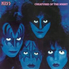 kiss's album cover for creatures of the night