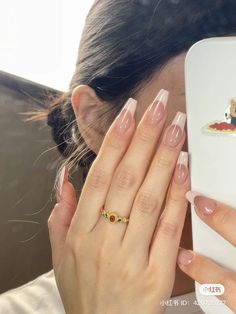 Milky Nails, Hello Nails, Casual Nails, Blush Nails, Elegant Nails, Classy Nails