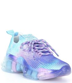 Steve Madden Girls' J-Miss Rainbow Ombre Rhinestone Sneakers (Youth) | Dillard's Rhinestone Sneakers, Rainbow Sneakers, Rainbow Ombre, Sole Sneakers, Girls Shoes Kids, Cute Boots, Nike Shoes Women, Madden Girl, Dillard's