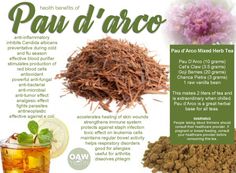 Health benefits of Pau d'Arco Tea