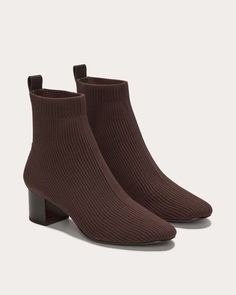 The Glove Boot Dark Brown – Everlane Boot Fits, Flat Sneakers, Look Your Best, Boot Shoes Women, Plastic Bottles, Dark Brown, Gloves, Shoe Boots, Women Shoes