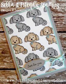 a card that has dogs on it