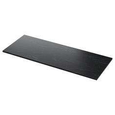 a black marble counter top on a white background