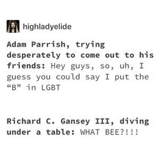 the text is written in black and white, which reads, richard c ganey ii, driving under table what bee?