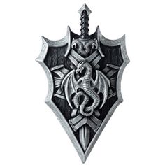 Dragon Lord, Shield Tattoo, Medieval Tattoo, Knight Shield, Good Knight, Armor Tattoo, Dragon Shield, California Costumes