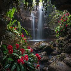 Ruby Falls Stunning Nature Prints Scenic Images, Ruby Falls, Medieval House, Scenic Nature, Chasing Waterfalls, Beautiful Scenery Pictures, Stunning Landscapes, Stunning Nature, Scenery Pictures