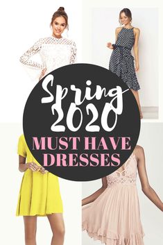 The best spring dresses for 2020 for women and for teens that you need in your closet including cute and casual, boho sundresses, floral tiered dresses and more.  There are modest options and short and sexy ones too.  There are  options perfect for graduation, for a wedding, for Easter, for church or for   a party. Shoes For Teen Girls, Shoes For Teen, White Fringe Dress, Yellow Polka Dot Dress, Vintage Pink Dress, Pom Pom Dress, Tiered Dresses, Neon Dresses, Best Dresses