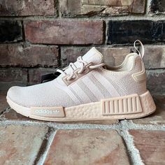 Adidas Nmd R1 Halo Blush Boost Athletic Running Knit Shoes Sneakers Women's 8 New With Box, We Always Carefully Package And Ship Right Away. Reach Out With Any Questions! Women’s Size 8 The Pair In Our Photos Is The Exact Pair You Are Purchasing Make Sure To Follow Us. We Post Shoes Often And Offer Bundle Pricing Adidas Cloudfoam Women, Adidas Barricade, White Athletic Shoes, Adidas Tennis Shoes, Running Sneakers Women, Boost Shoes, Adidas Pure Boost, Pink Running Shoes