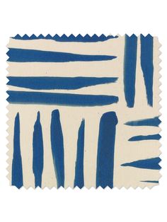 an image of blue and white brush strokes on fabric swatches in shades of blue