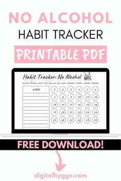 . #30_Days_No_Drinking #No_Drinking_Alcohol_Challenge_30_Day #Free_Printable_Habit_Tracker #Drinking_Challenges 30 Days No Drinking, No Drinking Alcohol Challenge 30 Day, Free Printable Habit Tracker, Drinking Challenges, No Drinking, Giving Up Drinking, Printable Habit Tracker, Tracker Free