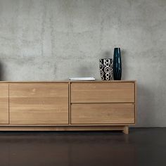 Oak Wave TV Cupboard - 83 - Hausful - Modern Furniture, Lighting, Rugs and Accessories (4470238445603) Modern White Sofa, White Oak Furniture, Oak Tv Cabinet, Oak Tv Unit, Tv Cupboard, Tv Unit Interior Design, Wood Tv Cabinet, Scandinavian Style Home, Living Room Console