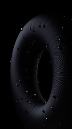 an inflatable object that looks like it has many small dots on the surface