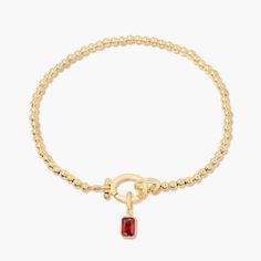 Treat your wrists to some bling with the Mackenzie Birthstone Bracelet. With a vivid birthstone charm, and intricately-beaded gold, this sparkling accessory is sure to add a touch of glam to any outfit. Avery Bracelet: Available in 14k gold plated or rhodium plated brass, 6" bead bracelet, hinge closure measures 1/2", 4mm beads Mackenzie Hinge Birthstone Charm: Available in 14k gold plated sterling silver or rhodium plated sterling silver1/8"x1/4" charm, 5mm Cubic Zirconia NOTE - open bracelet h Open Bracelet, Modern Jewellery Design, Slide Bracelet, Birthstone Colors, Birthstone Bracelet, Birthstone Bracelets, Birthstone Charms, August Birth Stone, February Birth Stone