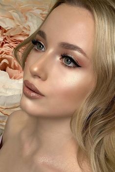 Wedding Makeup Gold, Beach Wedding Makeup, Beach Makeup, Makeup Gold, Wedding Makeup Looks, Braut Make-up