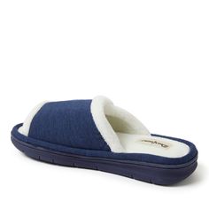 Boasting easy on/off designs and versatile indoor/outdoor outsoles, these slippers are the perfect go-to for relaxing around the house and beyond! Machine washable, temperature-regulating designs add an extra layer of convenience ensuring your slippers stay fresh no matter the weather. ADJUSTABLE SLIDE SLIPPER: Dearfoams Women's Adjustable Slide Slipper features a soft jersey knit upper and cozy footbed. Adjustable straps allow for a custom fit! INDOOR/OUTDOOR OUTSOLE: These cozy slides are the Foam Slip-on Slippers For Indoor Use, Comfortable Non-slip Slides, Comfortable Foam Slippers With Cushioned Footbed, Comfortable Foam Slip-on Slippers, Comfortable Super Soft Synthetic Slippers, Soft Comfortable Indoor Slippers, Foam Slip-on Indoor Slippers, Comfortable Open Toe Foam Slippers, Cushioned Foam Slippers For Indoor Use