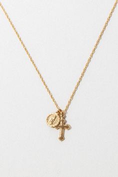 Cross Neckless, Child Of Wild, Petite Necklace, Body Decor, Gold Cross Necklace, Dainty Gold Necklace, Hail Mary