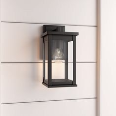 As twilight sets in, look to quality outdoor lighting to wrap your home in a warm and welcoming glow. Select outdoor fixtures that not only provide much needed illumination, but also a sense of style and grace and work to define your home’s design. Light bulb not included. Millennium Lighting Bowton 1-Light 11.375-in H Black Outdoor Wall Light | 4101-PBK Front Door Light Fixtures, Outside Light Fixtures, Interior Barn Door Hardware, Front Door Lighting, Interior Door Knobs, Crystal Door Knobs, Black Outdoor Wall Lights, Outdoor Light Fixtures, Bathroom Wall Sconces