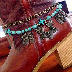 Boot Accessories Jewelry, Leather Boot Bracelet, Boot Jewelry Low, Western Boot Bracelet, Boots Diy