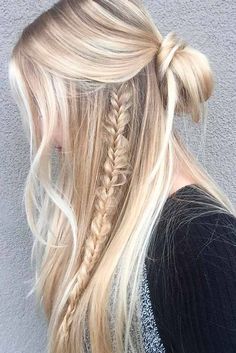 Easy Summer Hairstyles To Do Yourself ★ Braids Easy, Simple Summer, Easy Hairstyle, Have Inspiration, Hairstyles Summer, Long Blonde