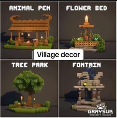 Upgraded Village Minecraft, Upgraded Minecraft Village, Minecraft Profession Houses, Minecraft Village Upgrade, Minecraft Villager House Ideas, Minecraft Villager House, Viking Buildings, Villager House, Village Minecraft