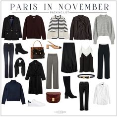 When it comes to autumn Paris outfit ideas, La Vie on Grand shares several easy Paris outfit ideas to put into your travel capsule wardrobe. These Parisian chic outfits are perfect for site seeing or enjoying the French lifestyle. Follow for more Paris Travel tips and French girl inspired fashion. #ad French Chic Outfits, Paris In November, Paris Outfit Ideas, French Capsule Wardrobe, Europe Travel Outfits