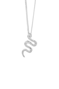 Snake Necklace Silver Silver Snake Shape Clavicle Chain Necklace, Silver Snake Shape Necklace With Clavicle Chain, Silver Snake Necklace With Adjustable Chain, Silver Snake Chain Necklace, 16 Inch, 2025 Snake, Snake Necklace Silver, Necklace Snake, Zodiac Years, Year Of The Snake