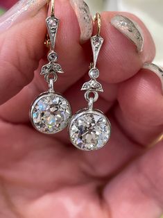 Belle Epoch, European Jewelry, Diamond Face, Expensive Jewelry, Edwardian Era, Edwardian Fashion, Straight Lines, European Cut Diamonds, Antique Diamond