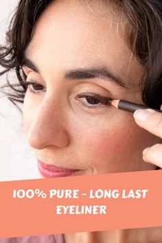 Define those beautiful eyes and make them POP! Creamy, long-lasting eyeliner pencil glides easily onto lids to line and define your eyes. Jojoba, chamomile butter, and mango seed oil moisturize and nourish skin while ensuring a smooth, flake-free application with every use. Benefits of Fruit Pigments for Skin GORGEOUS SHADES FROM FRUITS - Luscious long-lasting eyeliner pencils glide easily onto lids to line and define your eyes; the intense, kohl black pigment is colored with the world's f Mango Seed, Fruit Benefits, Long Lasting Eyeliner, Marula Oil, Black Pigment, Eyeliner Pencil, Colorful Eyeshadow, Natural Lashes, Pencil Eyeliner