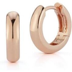 Sofer Jewelry - 14K Rose Gold Huggie Earrings in 14K Rose Gold Luxury Formal Huggie Earrings With Lever Back, Luxury Yellow Gold Huggie Jewelry, Gold Huggie Earrings, Blush Tones, Understated Luxury, Jewelry Lookbook, Everyday Moments, Huggie Earrings, Gold Collection