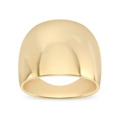 Helen Ficalora 14K Yellow Gold Wide Band Ring Big Gold Ring, Large Gold Ring, Wide Gold Band, Thick Band Ring, Thick Gold Band, Beautiful Gold Rings, Gold Ring For Women, Puffy Heart Charms, Pink Jewels