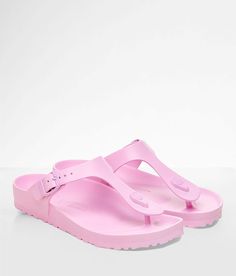 Birkenstock® Gizeh Essential Sandal - Pink US 6, Women's Fondantpink Lightweight waterproof sandal Anatomically shaped EVA footbed Shock absorbent. Upper/Lining/Sole: EVA.. WOMEN'S BIRKENSTOCK CONVERSION CHART U.S. Size Birkenstock Size 4-4 1/2 35 5-5 1/2 36 6-6 1/2 37 7-7 1/2 38 8-8 1/2 39 9-9 1/2 40 10-10 1/2 41 11-11 1/2 42 Apparel & Accessories Pink Lightweight Sandals With Round Toe, Lightweight Pink Sandals With Round Toe, Lightweight Pink Synthetic Sandals, Pink Slip-resistant Round Toe Sandals, Pink Slip-resistant Synthetic Sandals, Pink Synthetic Flip Flops With Removable Insole, Casual Pink Slip-resistant Sandals, Pink Waterproof Sandals For Summer, Pink T-strap Casual Sandals