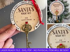 there is a key to santa's magic key ornament