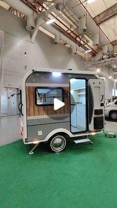 Mobile Tiny House Trailers, Tiny Camper Interior, Small Van Conversion, Camper Van Interior Ideas, Small Campers For Sale, Micro Camper Trailers, Cargo Camper, Tiny Camper Trailer, Best Truck Camper