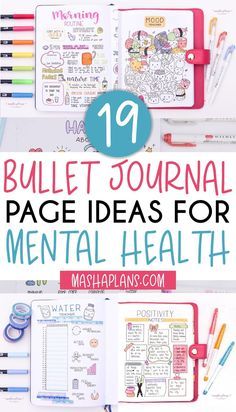 Bullet Journaling Ideas, Bullet Journal Mental Health, Bullet Journal Prompts