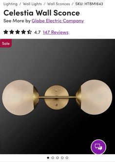 an image of a light fixture on the website for lights and lighting fixtures, which are not