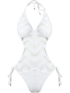 Pattern Swimsuit, Mesh Bathing Suit, Swimsuit White, Swimsuits Outfits, Swimsuit Pattern, White One Piece, Brazilian Cut, Outfit White