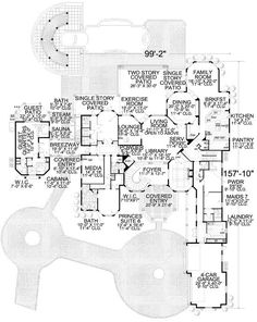 this is the floor plan for these luxury home plans, which are designed to be very large