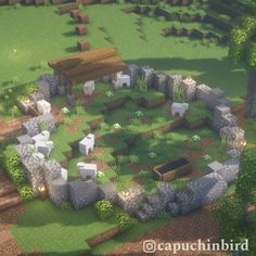 This build is perfect for a minecraft farm survival base!   🌾Follow my page for more build ideas for your minecraft world!  🌼 Pin this for later inspo <3 Minecraft Sheep Pen, Minecraft Sheep, Sheep Pen, Mc Ideas, Easy Minecraft Houses