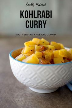 Kohlrabi Curry Recipe | South Indian Knol Khol Curry | cookshideout South Indian Curry, Asian Stir Fry Recipe, Kohlrabi Recipes, Indian Side Dishes, Asian Chicken Recipes, Tempeh Recipes, Indian Curry, South Indian Food, Simply Recipes