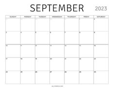 the printable june calendar is shown in black and white, with an empty space for notes