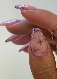 21st Birthday Nails, Birthday Nail Designs, Unghie Nail Art, New Years Eve Nails, Nagellack Trends, Sparkly Nails, New Year's Nails, Birthday Nails, Xmas Nails