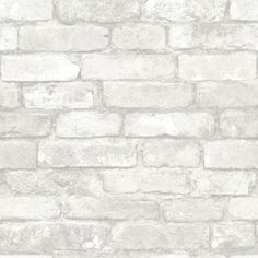 an old brick wall is shown in this black and white photo, with the text