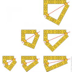 the instructions for how to make lego blocks